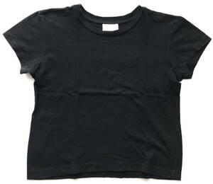 アニエスベー パリス 日本製 ブラック Tシャツ 半袖 S/S T　　agens b レディース M位 早1729