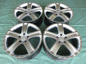 新品 PORTO シルバー & ブリヂストン POTENZA S007A 225/40-18 245/35-18 4本セット ベンツ・CLK (W209), SLK (R171), SLK (R172)