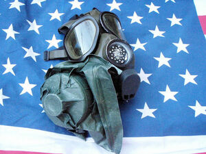 T250☆米軍ガスマスク3M 用キャニスター(フィルター)未開封未使用品(ガスマスクは付きません)/US防毒マスク用吸収缶NBC化学戦ガス/USMC