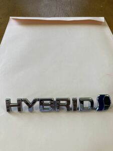 255 トヨタ アクア　NHP10 HYBRID エンブレム 約14センチ