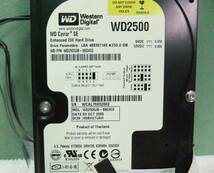 ハードディスク Western Digital WD2500JB-98GVC0 250GB（レコーダー RDR-HX70から外し）中古_画像2