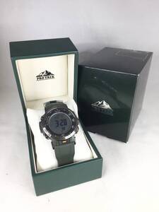 【未使用品】CASIO PROTREK PRW-30Y-3JF クライマーライン デュラソフトバンド タフソーラー タグ・保証書・取扱説明書付き