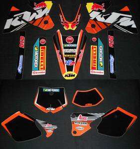 1998-2000 98-00 KTM EXC シリーズ デカール グラフィック 4