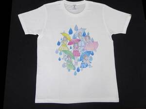 激レア!乙女新党×岸田メル×SPINNS(スピンズ)/コラボTシャツ/イラスト/雨と涙と乙女とたい焼き(CD/2016)発売記念/グッズ/希少/新品