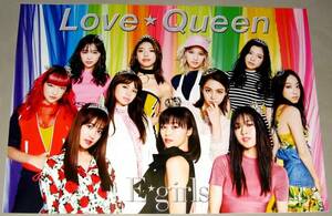 特典ポスター E-girls [Love ☆ Queen]