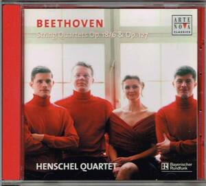 * ヘンシェル・クァルテット★HENSCHEL QUARTET★BEETHOVEN: String Quartets Op.18/6&Op.127★SONY BMG GERMANY/2005/ARTE NOVA CLASSICS