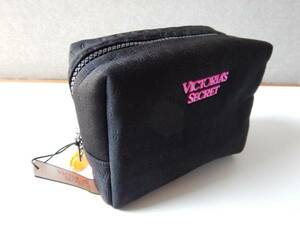  Victoria Secret pouch black black beauty bag new goods 