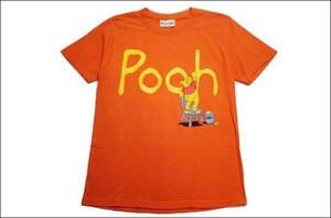 Pooh くまのプーさん Tシャツ USA製 BRAZOS SPORTSWEAR オレンジ ビンテージ ヴィンテージ 古着 オールド IB758