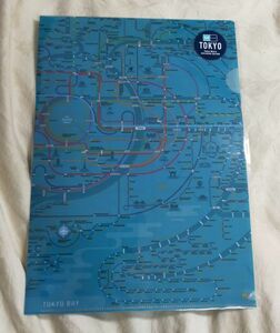 ◆東京メトロ◆路線図　A4クリアファイル　ライトブルー