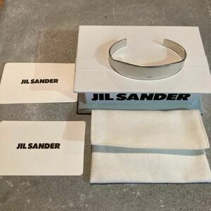 21AW Jil Sander silver Engraved bracele / bangle / men's 