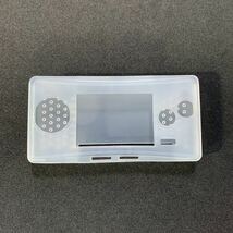 ゲームボーイミクロ シリコンカバー ケース セミクリアホワイト GAME BOY micro GBM 1_画像1