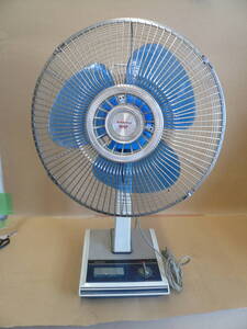 # that time thing electric fan #22# Sanyo EF-6EM SANYO # Showa Retro part removing, collection .