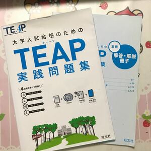 【CD2枚付】 TEAP実践問題集 (大学入試合格のためのTEAP対策書)