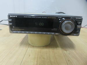 U725 SONY XR-C5000 テープデッキ カーオーディオ 電源配線付