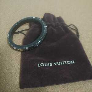 LOUIS VUITTON Louis Vuitton браслет латунь re лодыжка - John черный M65300