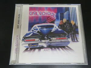 Girlschool - Hit and Run 輸入盤CD（イギリス CMRCD950, 2004）