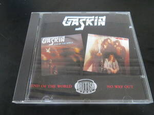 Gaskin - End of the World / No Way Out 輸入盤CD 2in1（イギリス　CD METAL 6）