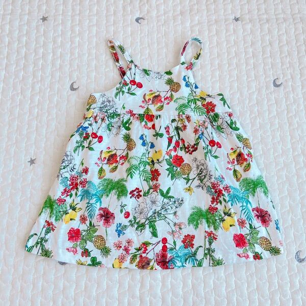 zara baby 花柄キャミソール