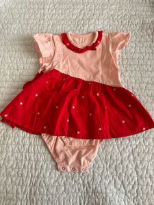 ベビー服 女の子 ムージョンジョン スカート ロンパース