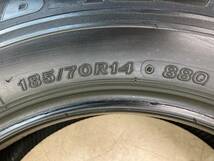 ☆ブリヂストン ブリザック レボ REVO GZ 185/70R14 スタッドレス タイヤ 14インチ 2015年製造 4本 中古 BRIDGESTONE BLIZZAK STUDLESS☆_画像9