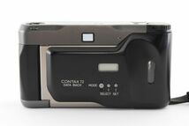 【限定1点・希少】 CONTAX コンタックス T2 Black ブラック DATE BACK データバック コンパクト フィルムカメラ #27_画像6