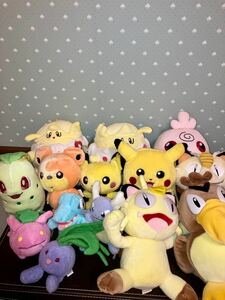 ポケットモンスターぬいぐるみポケモン14体セット　まとめ売り