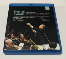 Brahms Violin Concerto Symphony No.9 From the New World Blu-ray ★ ブラームス ヴァイオリン協奏曲 ブルーレイ SHAHAM ABBADO_画像1