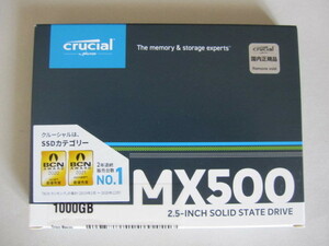 Crucial クルーシャル SSD 1000GB 1TB MX500 内蔵2.5インチ SATA6Gb/s