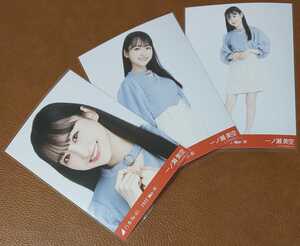 乃木坂46 一ノ瀬美空 チョーカーデザイン Web限定 生写真 3種 2022.May-Ⅳ コンプ