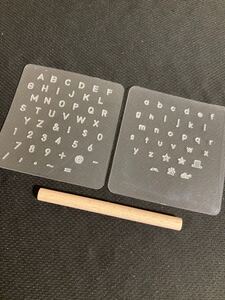 レザークラフト 打ち具 スタンプ アルファベット 刻印