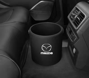 マツダ MAZDA ロゴ入り ゴミ箱 ダストボックス エンブレム 車用汎用 車載 CX-3 CX-5 CX-8 MPV RX-8 3カラー選択可能 
