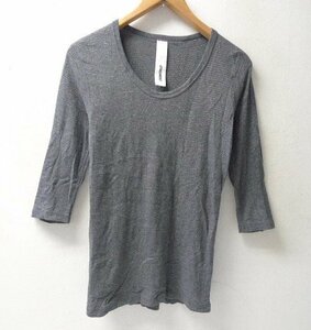 *ATTACHMENT Attachment Jaguar do border tereko7 minute sleeve T-shirt cut and sewn gray size 1