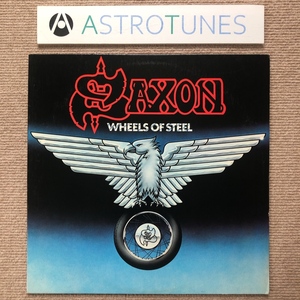 米国オリジナルリリース盤 サクソン Saxon 1980年 LPレコード Wheels Of Steel Graham Oliver Paul Quinn