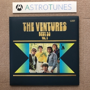美盤 ベンチャーズ Ventures 1970年 LPレコード ベスト20 第2集 Best 20 Vol. 2 国内盤 Surf rock BOXアルバム Wipe Out Telster