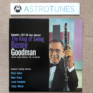 良盤 ベニー・グッドマン Benny Goodman 1979年 2枚組LPレコード The King Of Swing - Complete 1937-38 Jazz Concert 国内盤