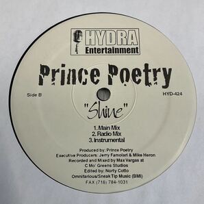 シュリンク付 / Prince Poetry (Prince Po) / Where Ya Shoes At?/Shine/12inch レコード/HYD-424/1998/ORGANIZED KONFUSION/HIP HOP/HYDRAの画像3