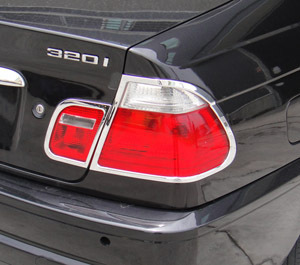 BMW メッキ テールライト テールランプ リング E46 318i 320i 323i 325i 328i 330i 330xi セダン 3シリーズ 前期