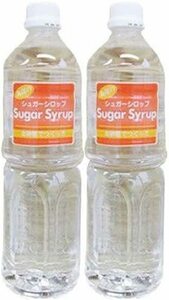 中日本氷糖 シュガーシロップ 1000ml×2個