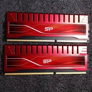 【中古】DDR3メモリ 8GB[4GB2枚組] シリコンパワー SP004GXLYU16ANSA [DDR3-1600 PC3-12800] 