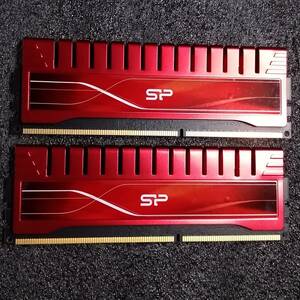 [ used ]DDR3 memory 8GB[4GB2 sheets set ] silicon power SP004GXLYU16ANSA [DDR3-1600 PC3-12800]