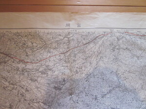 古地図　富岡　5万分の1地形図◆昭和３２年◆群馬県