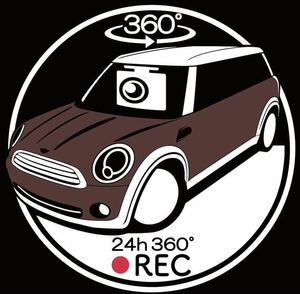  car make . coloring. modification receive bmw Mini r55 Clubman do RaRe ko drive recorder sticker Cooper Cooper s