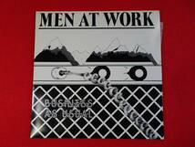 MEN AT WORK/メン・アット・ワーク　BUSINESS AS USUAL/ワーク・ソングス　LP盤　未チェック　レコード　昭和レトロアンティーク　中古_画像1