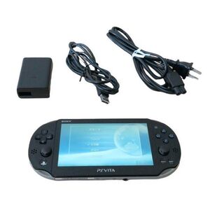 動作確認済み psvita プレイステーション ヴィータ PlayStationVita Wi-Fiモデル 本体 充電器 ACアダプター付き pch-2000 ブラック カーキ
