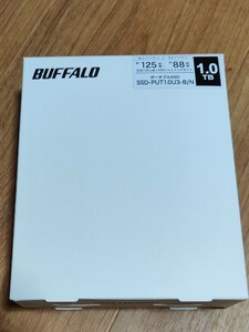 【新品未開封】BUFFALO USB 3.2(Gen 1)対応 ポータブルSSD 1.0TB SSD-PUT1.0U3-B/ N