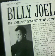 $ BILLY JOEL / WE DIDN'T START THE FIRE (655300 6) JUST THE WAY YOU ARE 素顔のままで YYY253-2911-8-9