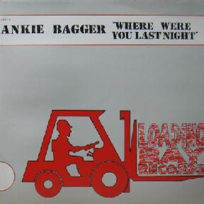 $ ANKIE BAGGER / WHERE WERE YOU LAST NIGHT (LBAY 10) Wink 夜にはぐれて の原曲 Y30+　【二枚目】 レコード