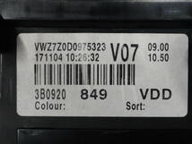 ☆平成17年車　GH-3BAMXF　フォルクスワーゲン　パサート　スピードメーター　純正　走行　68292km　動作OK☆F23644_画像7