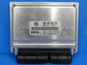 * эпоха Heisei 17 год машина GH-3BAMXF Volkswagen Passat компьютер двигателя -BOSCH 3B0907551DD работа OK*F23652