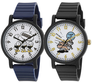 腕時計 ディズニー チップとデール ドナルド 時計 男女兼用 ラッピング (NM)の商品画像